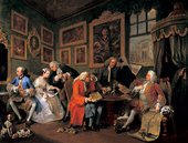 William Hogarth  Marriage A-la Mode: 1. The Marriage Settlement 1745 